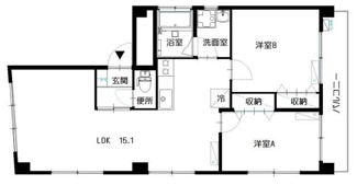 【間取り】 | 田柄ハウス | 間取りです。