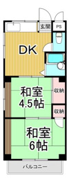 シャルム南台2の間取り