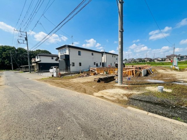 【Cradle Garden】　結城市結城　第４６　全3邸の前面道路含む現地写真|〇前面道路〇
東側約6m
2026年7月撮影