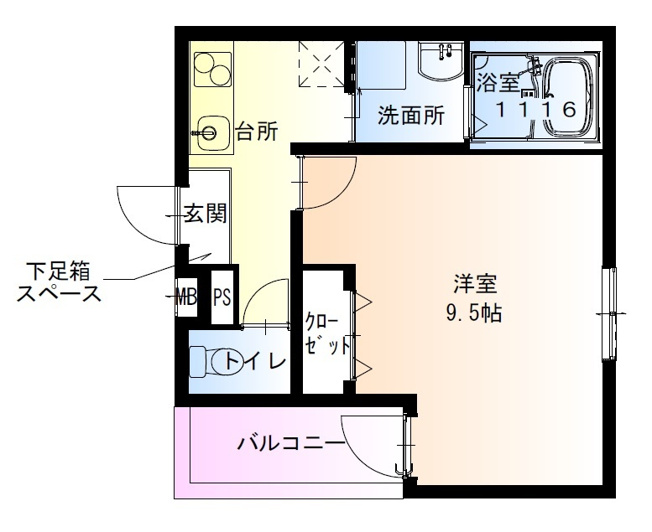 【間取り】 | フジパレス堺石津川ノース