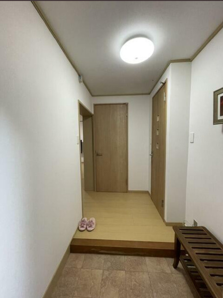 中町マンションの玄関