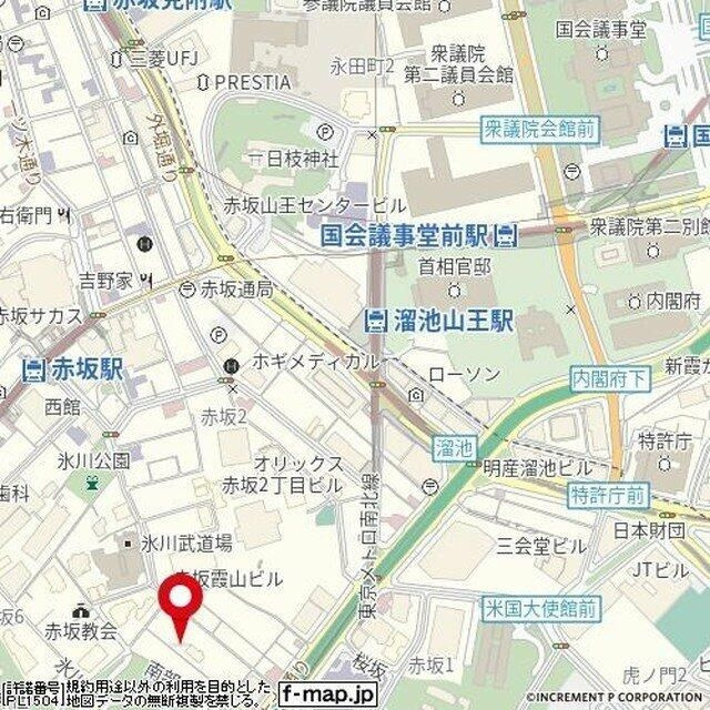 ヴィア・シテラ赤坂の地図