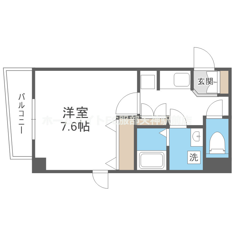 マインズ・コム南森町の間取り