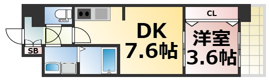 【間取り】 | ファステート大阪ベースシティ　仲介手数料無料