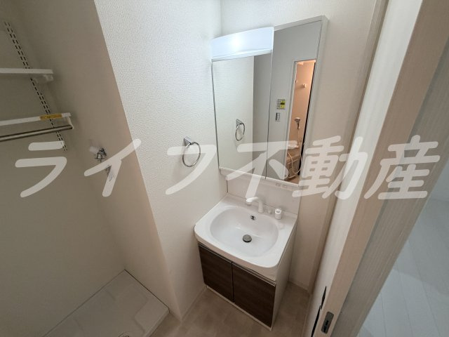 H-maison衣摺Ⅲの独立洗面台|朝の身支度には欠かせない独立洗面化粧台