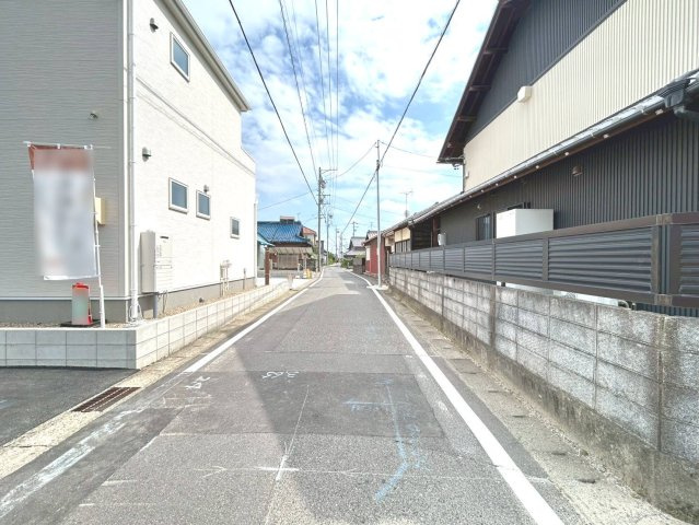 リーブルガーデン　一宮市第3小赤見　全3区画分譲の前面道路含む現地写真|■前面道路　■ヤマダ不動産　株式会社リライフ　
■夢のマイホーム購入をフルサポートします！