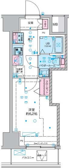 【間取り】 | GENOVIA西千葉Ⅱ