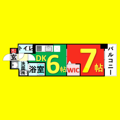プロセルム上坂の間取り