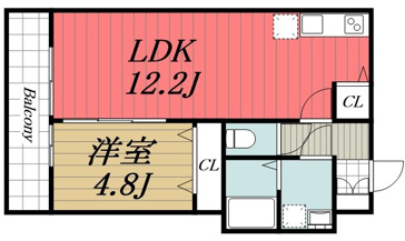 【間取り】 | ミリアビタ稲毛東