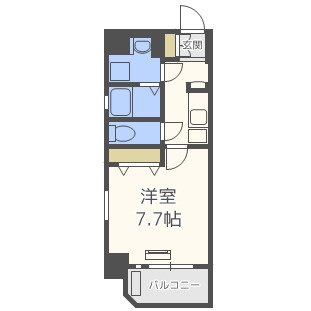 【間取り】 | レオンコンフォート難波ミラージュ