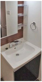 クレドラテース白河の洗面所