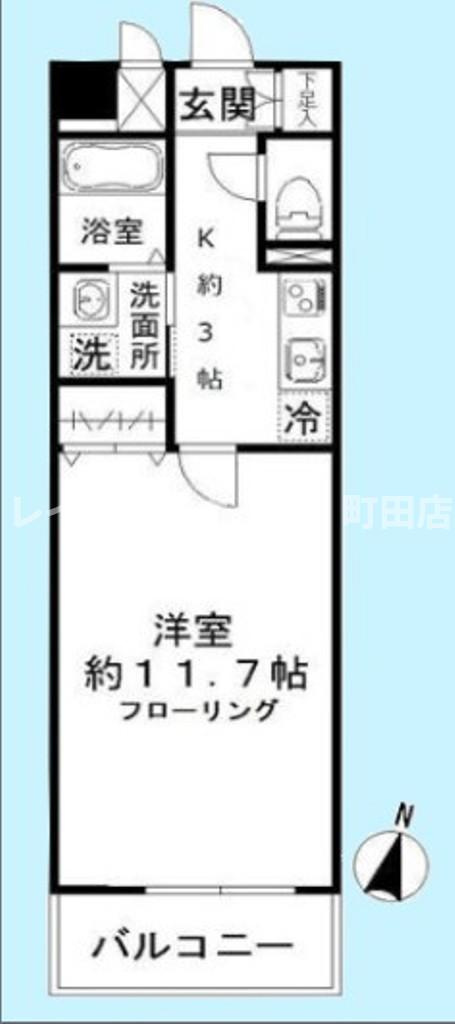 トレーフル※初期費用分割あと払いサービス利用可能物件の間取り