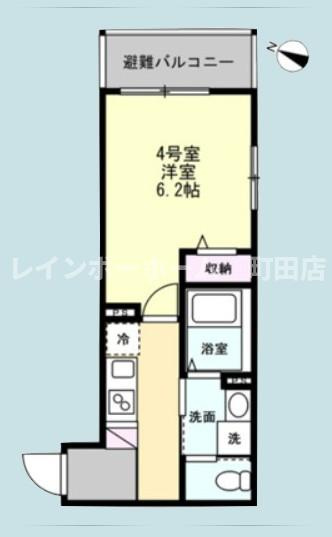 ベイルーム海老名エルデ※初期費用分割後払いサービス利用可能物件の間取り