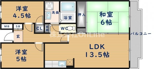 【間取り】 | エバーグレイス森本
