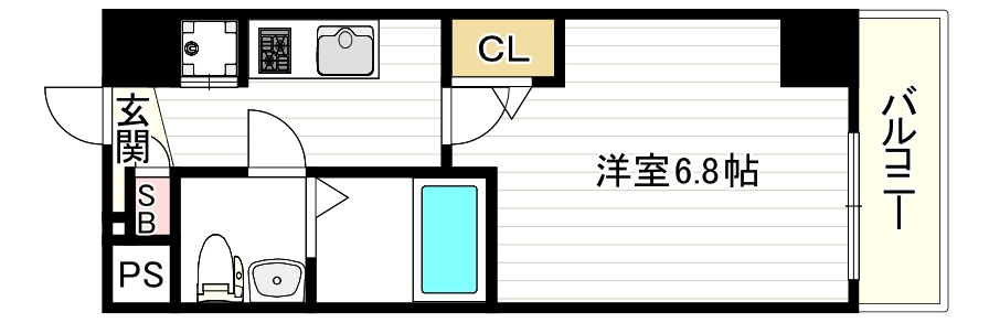 カインド四貫島の間取り