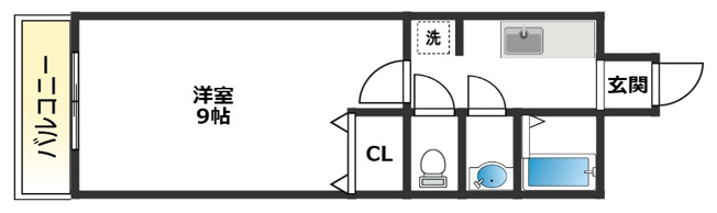 【間取り】 | 第3いわきビル | 現況優先