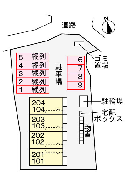 ウィズ　エフの駐車場|駐車場