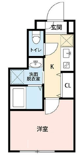ヴィクトリアンコート中村橋の間取り