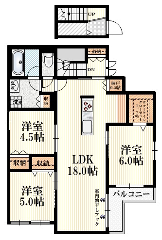 仮）東野川１丁目メゾンの間取り