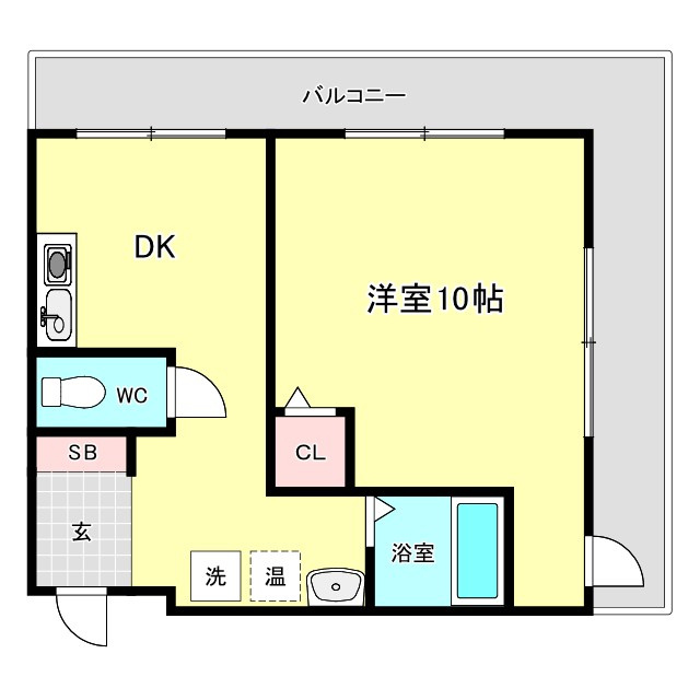センユー四ツ橋の間取り