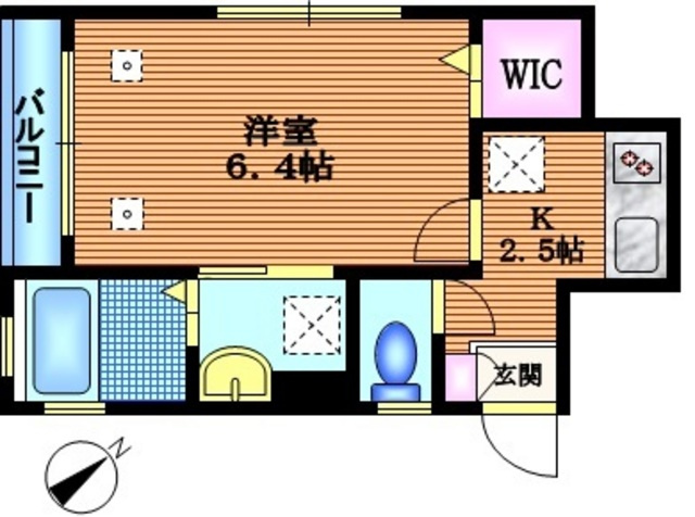 Ｍａｉｓｏｎ　ｄｅ　Ｐａｃｉｆｉｃの間取り|★角部屋２面採光★