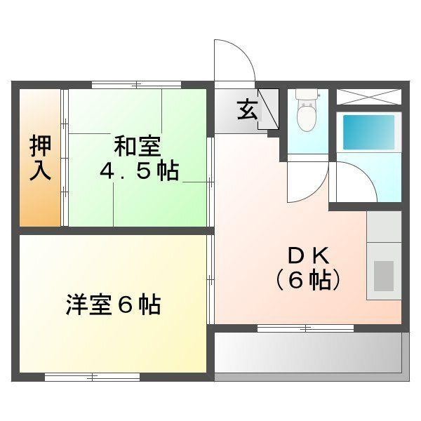 藤ハイツの間取り