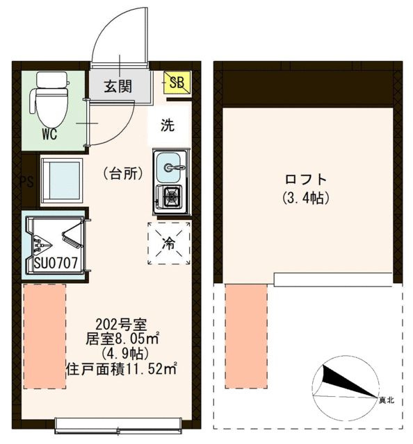 イル・レガーロ千川の間取り