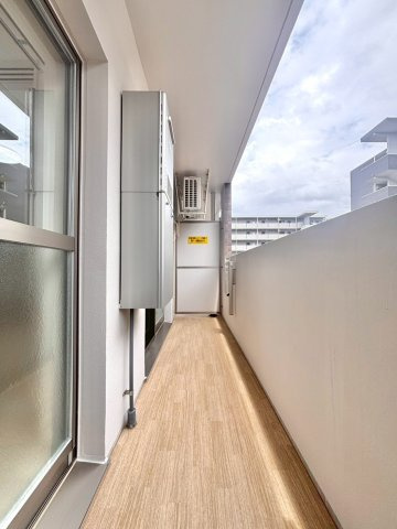 フルール小池原のバルコニー