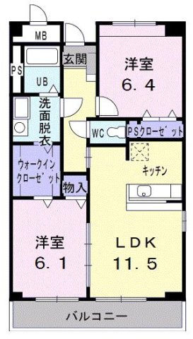 ビエント　ナインの間取り