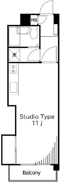 西東京市田無町３丁目の賃貸マンションの間取り