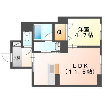 リバーサイドハナの間取り