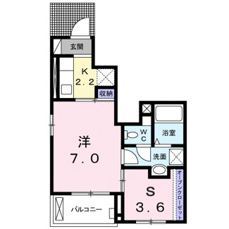 【間取り】 | イー・ケー　ヴィラ | 間取りです。