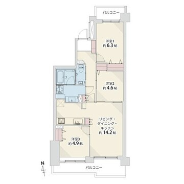 大濠公園グランドヒルズの間取り|間取り