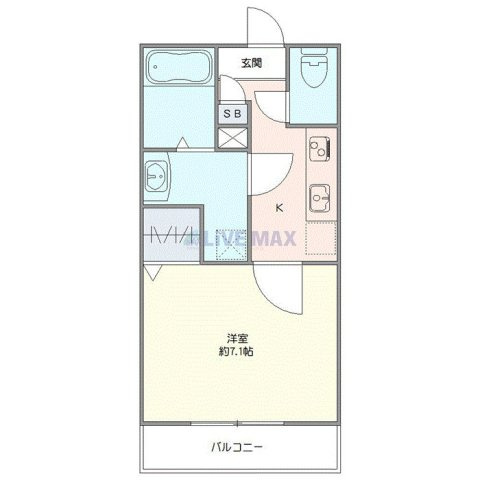 ジーメゾン厚木の間取り
