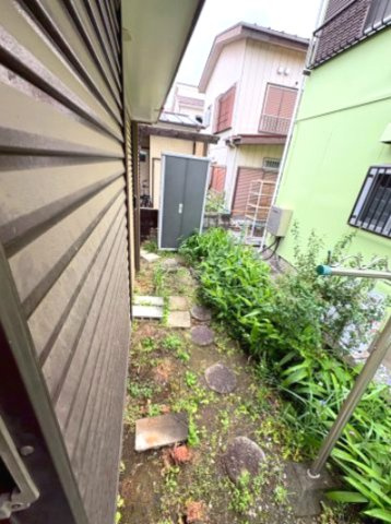 倉田貸家の庭|お庭の付いた物件です