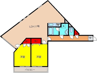 【間取り】 | エスタシオン調布 | 間取りです。