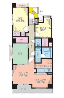 【間取り】 | ランドコート調布南 | 間取りです。