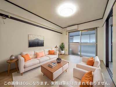 家具はCGとなります。