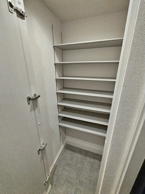 大容量の玄関収納
