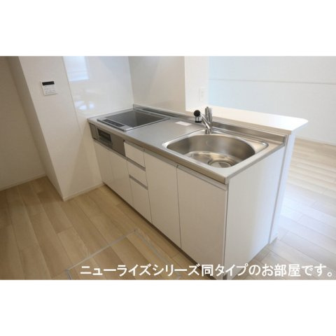 岐阜市長森本町２丁目のアパートのキッチン|※完成前のため画像は全てイメージです