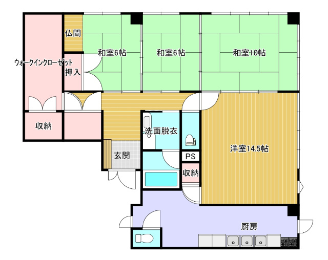 ミレニアム松尾の間取り