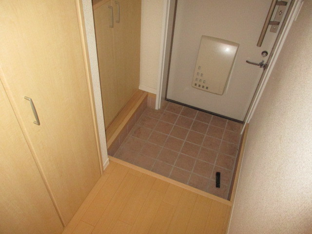 コンフォート上宮の玄関
