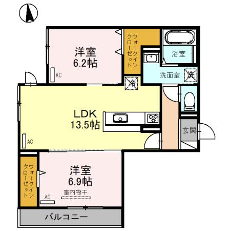 【間取り】 | LE CIEL BLEU