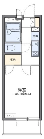 レオパレスＳＩＬＫの間取り