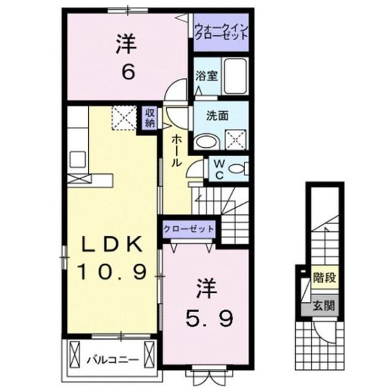 【間取り】 | クレメント　Ａ