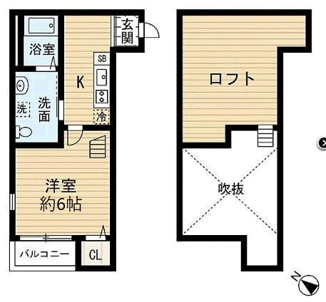【間取り】 | Belle avenue 高宮