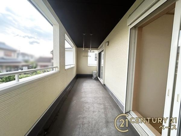北葛城郡河合町大輪田　一戸建のバルコニー|■日当たりのよいバルコニー！洗濯物もよく乾きます！■