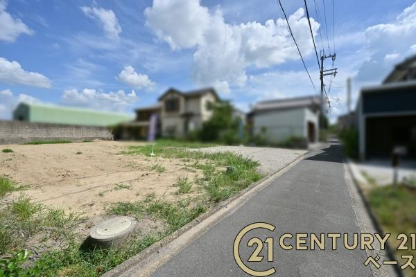 大和郡山市額田部南町　２号地　建築条件なし土地の前面道路含む現地写真|■現地撮影写真■雰囲気の良い閑静な住宅地です！
