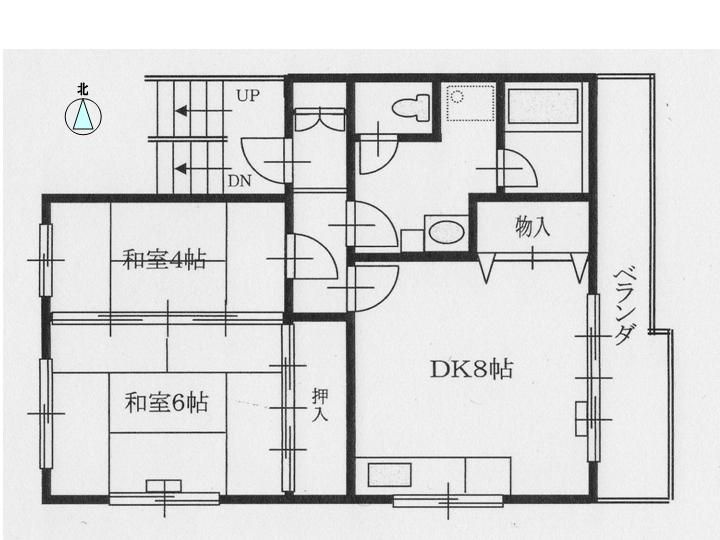 ハイツトマの間取り