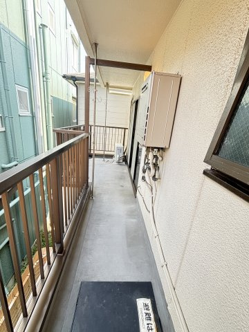 ハイツトマのバルコニー